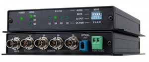 V-3380 Series: 3G/HD/SD-SDI Video with 4x Analogue Audio Inputs