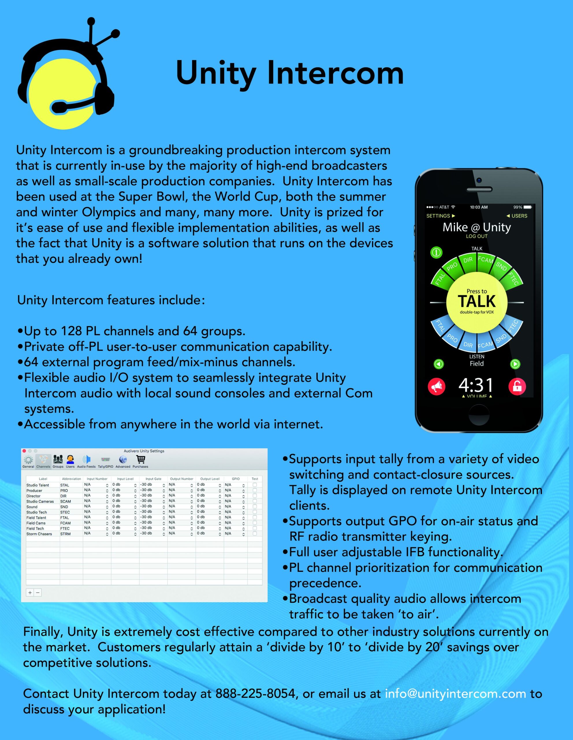 Unity Intercom Interface 